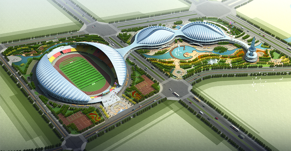 雲南宜良體育場工程